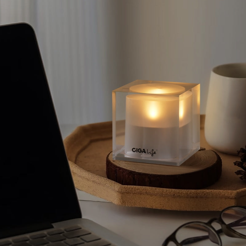 MINI CUBE SOLAR CANDLE
