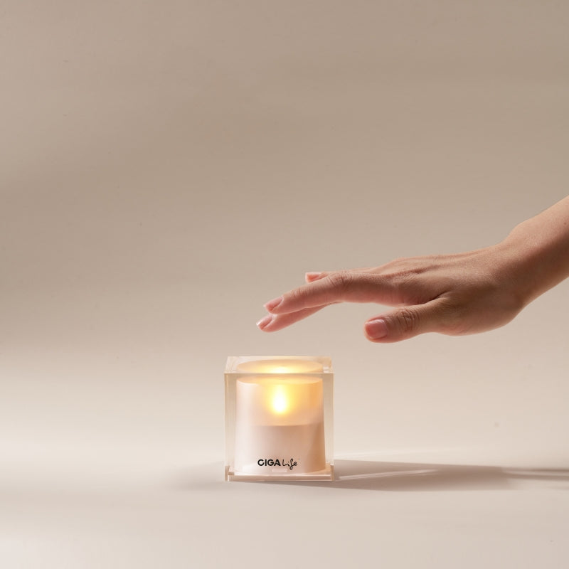 MINI CUBE SOLAR CANDLE